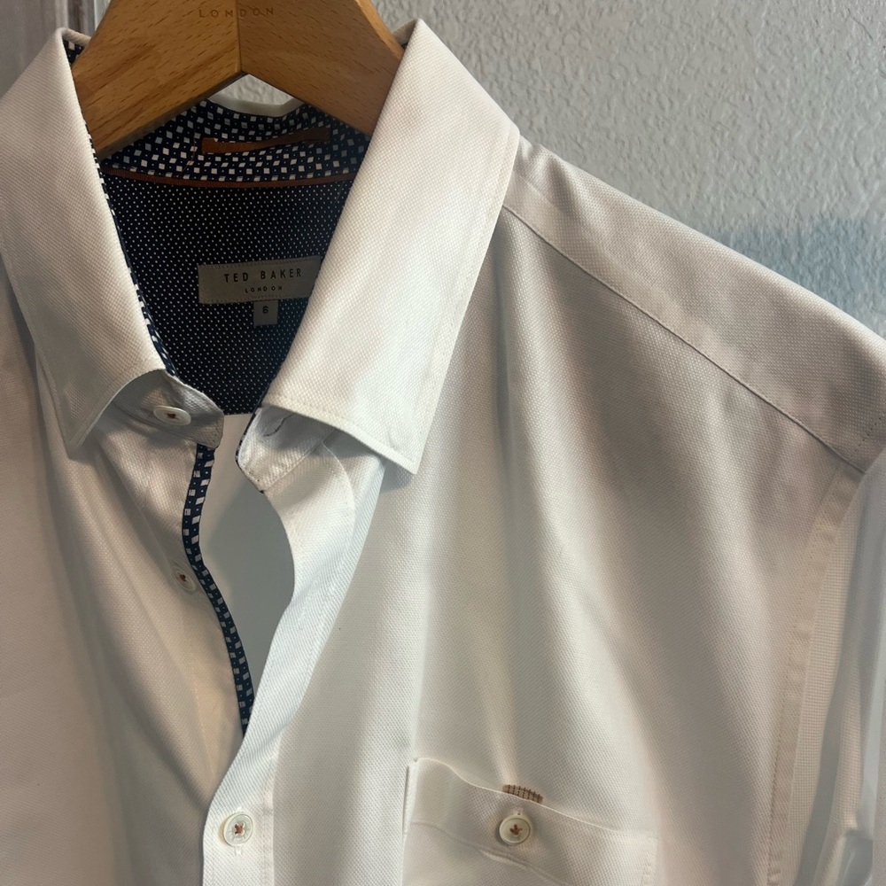 Ted Baker LS Crisp White Woven